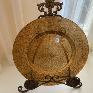 NWOT Glass Decorative Plate
